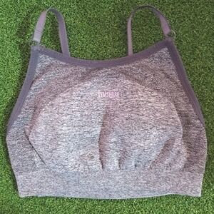 Gymshark Sports Bra Workout Fitness Adjustable Straps Gray XS‎
